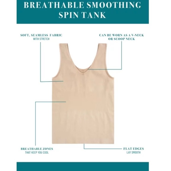 🌸Vanity Fair 2 PC Smoothing Tank - Picture 3 of 7